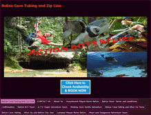 Tablet Screenshot of actionboysbelize.com
